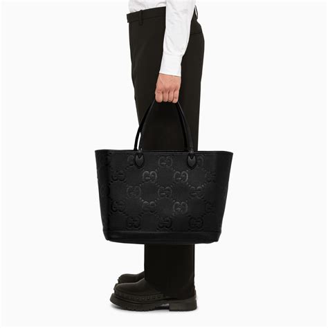 Sac à dos Jumbo GG en cuir en noir – Gucci 